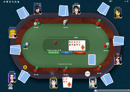 Texas Hold'em Online MegaJogos